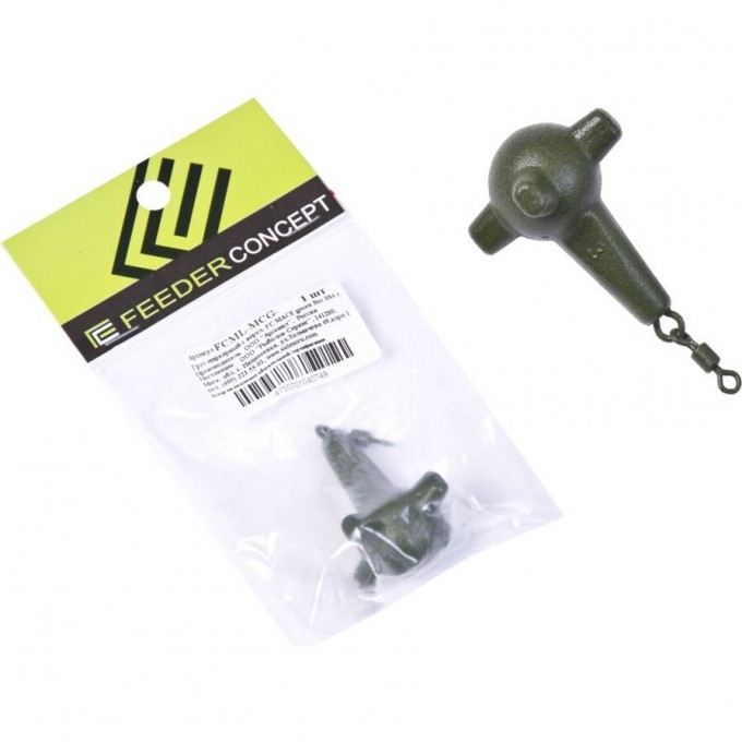 Груз маркерный с вертлюгой FEEDER CONCEPT MACE green 056г FCML-MCG-056